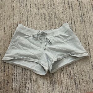 Brandy Melville Light Gray Drawstring Lounge Shorts